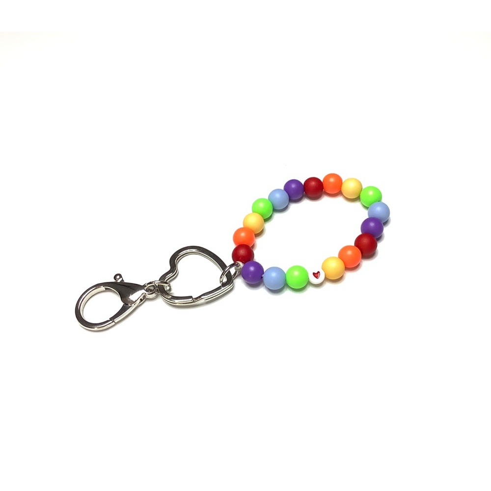 Rainbow Quote Canvas Bag & Keychain Bracelet - Picture 2 of 6